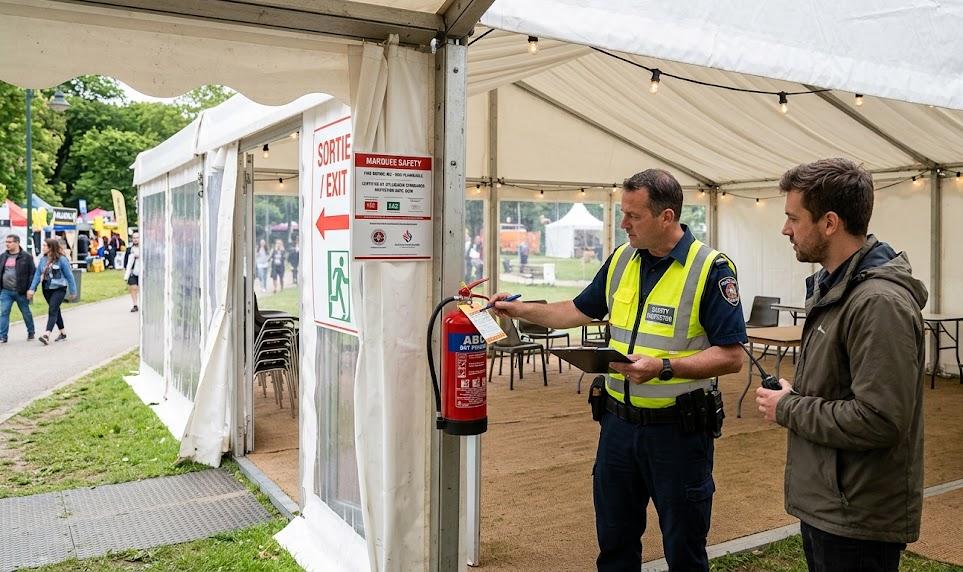 Barnum et sécurité incendie M2 à respecter pour le public