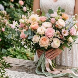 Bouquet de fleurs de mariage
