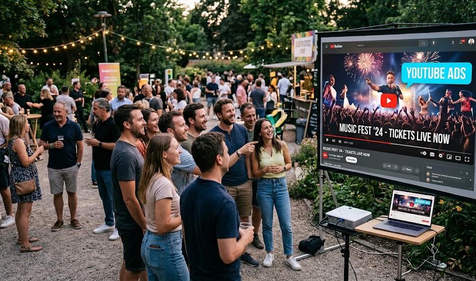 La publicité sur YouTube pour promouvoir votre événement en vidé