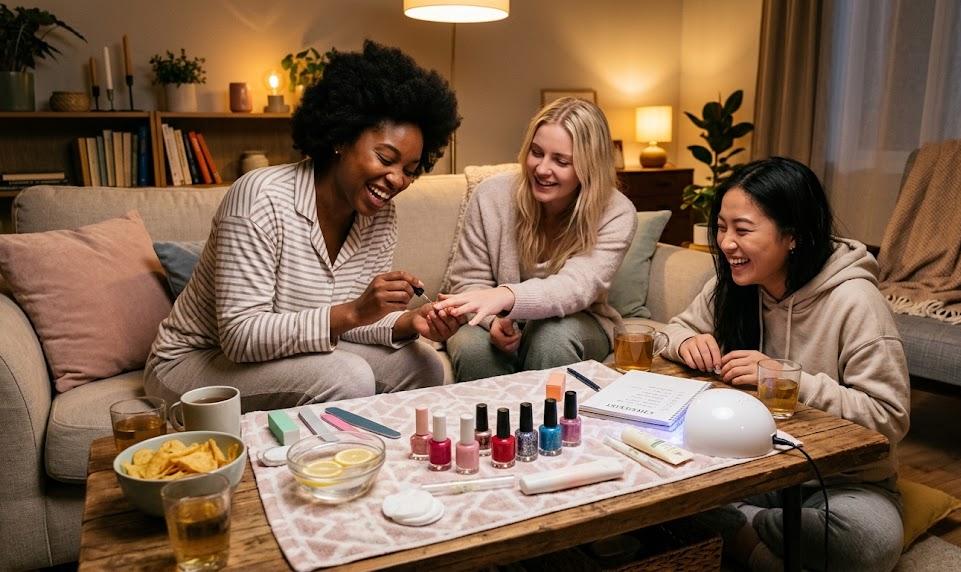 Organiser une soirée manucure entre copines